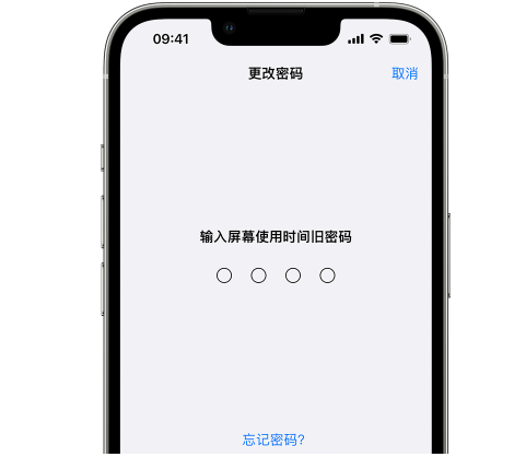 横栏镇iPhone屏幕维修分享iPhone屏幕使用时间密码忘记了怎么办 