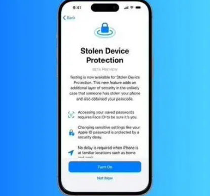 横栏镇苹果授权维修店分享被盗设备保护功能开启方法 